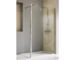 SCHULTE Douchewand Met Zijwand Toura Plus 80x40x200 Cm Chroom