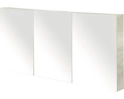 Spiegelkast 140 Cm Dubbelzijdig Gespiegeld Natuur Eiken