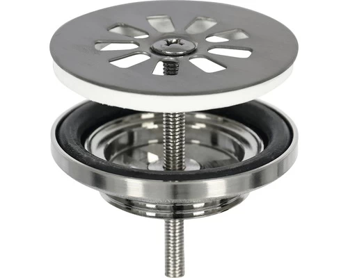 Afvoerplug Gun Metal 1 Afvoerplug Gun Metal