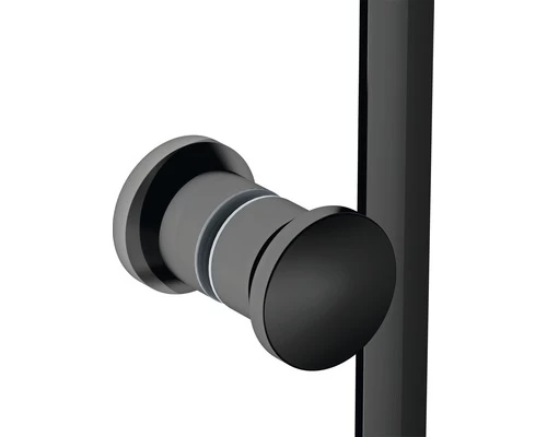 Deurgreep Rond Voor Douchecabine Zwart 1 Deurgreep Rond Voor Douchecabine Zwart