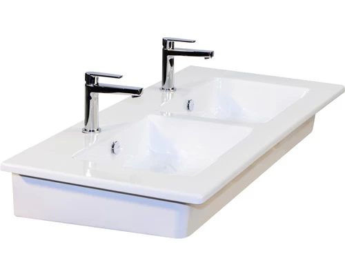 Badkamermeubel Pulse 120 Cm 2 Laden Keramische Wastafel Grijs Eiken 2 Badkamermeubel Pulse 120 Cm 2 Laden Keramische Wastafel Grijs Eiken - Afbeelding 2