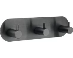 FORM&STYLE Haak 3 Rond Gun Metal