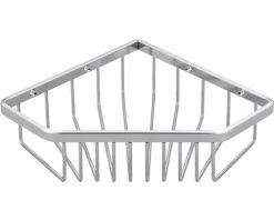 Hoek-etagere RVS Glans