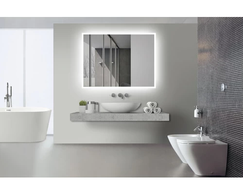 LED Lichtspiegel Silver Venus 80x60 Cm 3 LED Lichtspiegel Silver Venus 80x60 Cm - Afbeelding 3