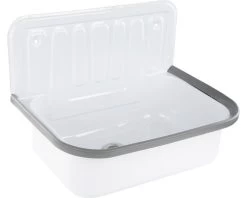 Uitstortgootsteen Wit 50x33x38 Cm