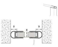 SEALSKIN Afdichtingsprofiel Verticaal I Am 200 Cm