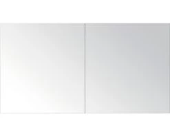 Spiegelkast 100 Cm Dubbelzijdig Gespiegeld Wit Hoogglans