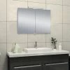 Spiegelkast Met LED Verlichting 80 Cm