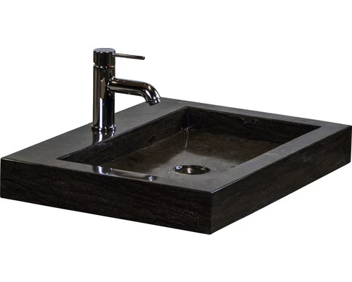 Badkamermeubel Seville 60 Cm Natuurstenen Wastafel Beton Antraciet 3 Badkamermeubel Seville 60 Cm Natuurstenen Wastafel Beton Antraciet - Afbeelding 3