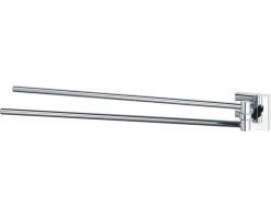 HACEKA Handdoekhouder Mezzo Chroom Glans, Draaibaar 2-armig