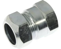 Knelkoppeling Overgang Recht 15 Mm X 1/2" Binnendraad Verzinkt