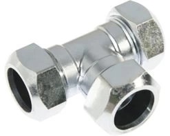 Knelkoppeling T Stuk 28 Mm Verzinkt