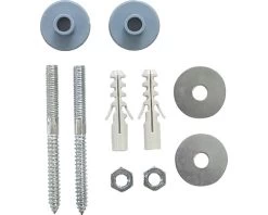 Wastafelbevestigingsset Schalfix 2 Houtdraadpennen & Plugen Ø M10x140 Mm