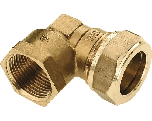 Knel/draad Knie 15 Mm X 1/2 BI 1 Knel/draad Knie 15 Mm X 1/2 BI