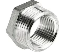 Draadfitting Verloopring 3/4" Buitendraad X 1/2" Binnendraad Verchroomd