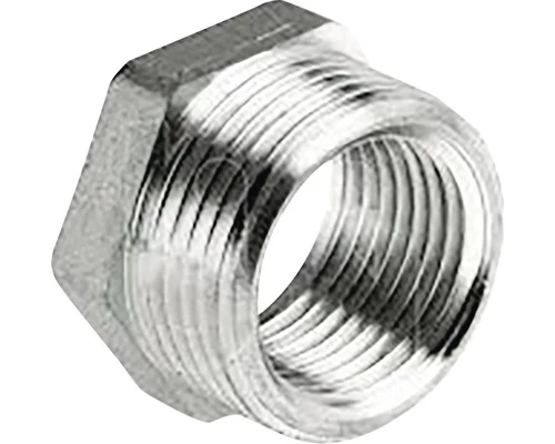 Draadfitting Verloopring 3/4" Buitendraad X 1/2" Binnendraad Verchroomd 1 Draadfitting Verloopring 3/4" Buitendraad X 1/2" Binnendraad Verchroomd