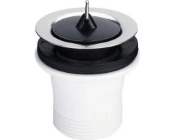 Gootsteen Afvoerplug Met Stop Hoogte Onderstuk 55 Mm