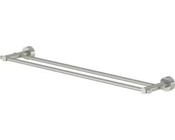 LENZ Handdoekbeugel Scala Dubbel Nikkel-mat